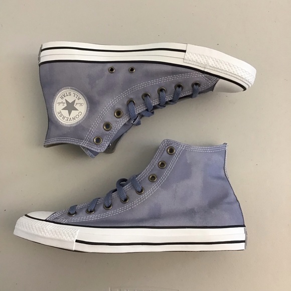 Converse NWOT 11.5 Men’s / 13.5 Women’s Chuck Taylor All Star Hi Blue Sneakers - Picture 12 of 14